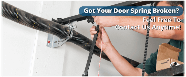 Broken Garage Door Spring Vacaville CA